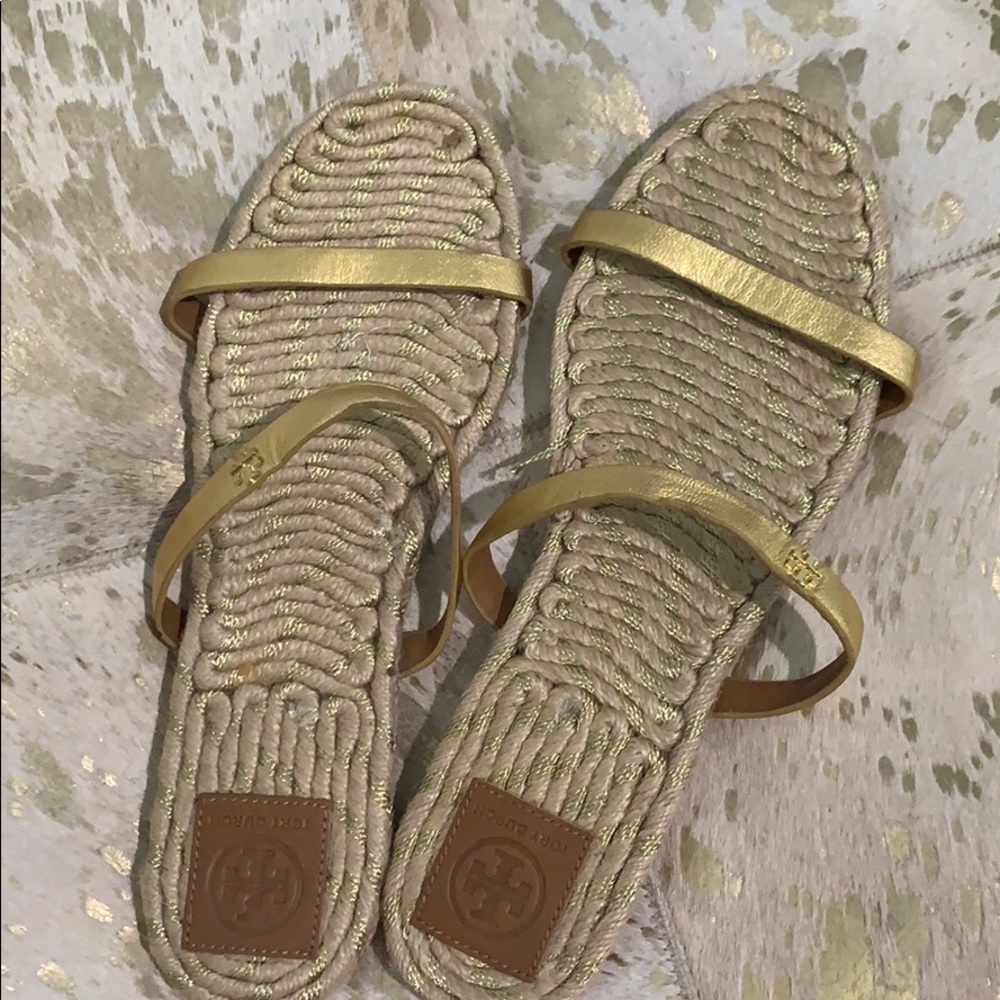 Tory Burch slip on espadrille